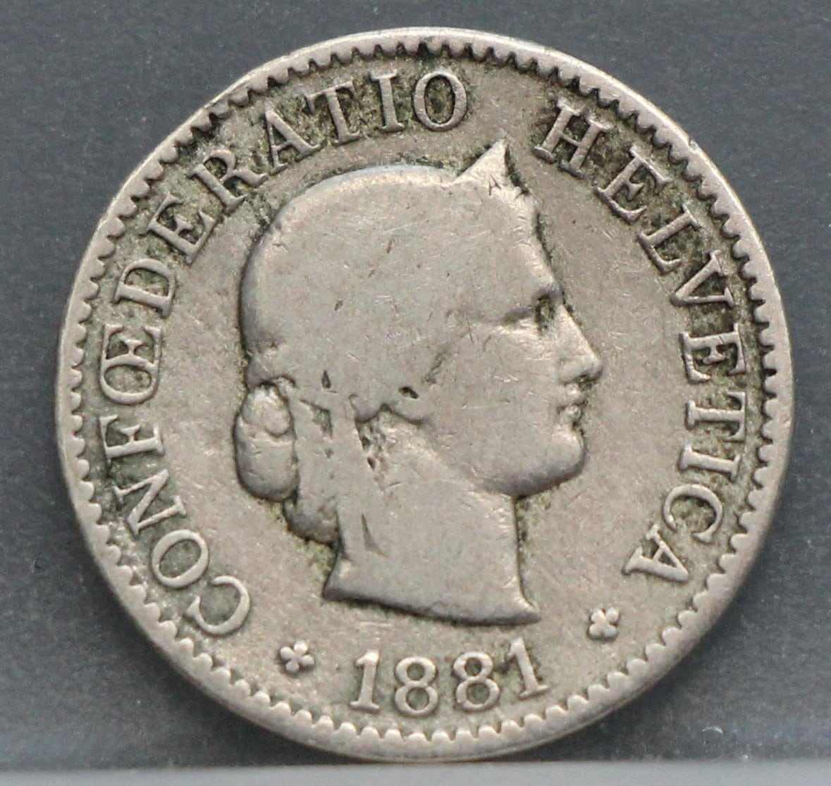 5 Rappen 1881 Zwitserland