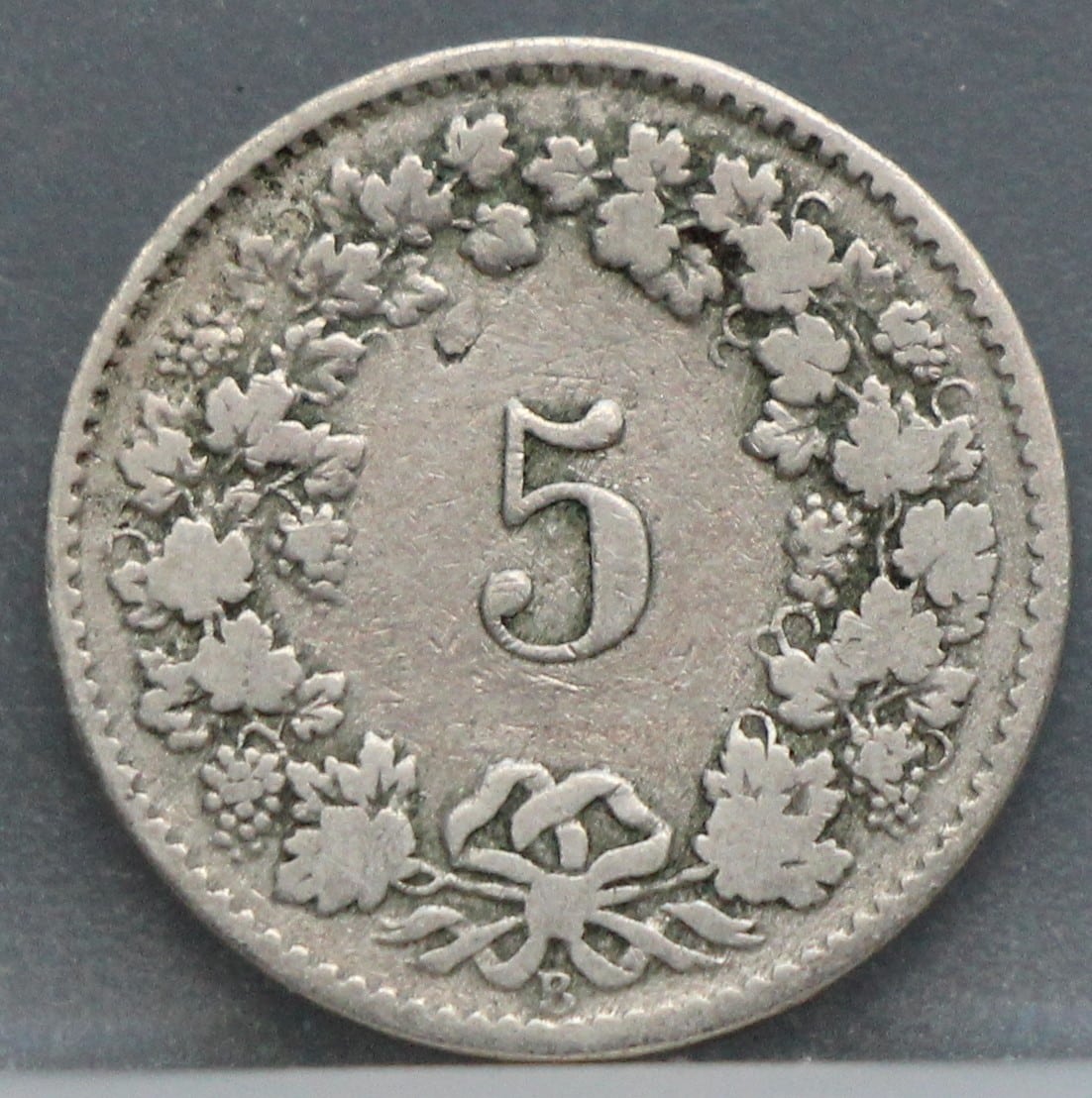 5 Rappen 1881 Zwitserland - Afbeelding 2