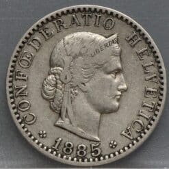 20 Rappen 1885 Zwitserland