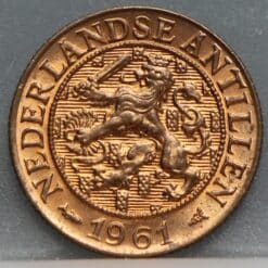 1 cent 1961 Nederlandse Antillen - mooi!