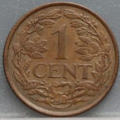Alternative view of 1 cent 1963 Nederlandse Antillen