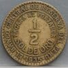 1/2 Sol de Oro 1935 Peru