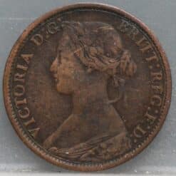 Alternative view of 1 farthing 1866 Verenigd Koninkrijk