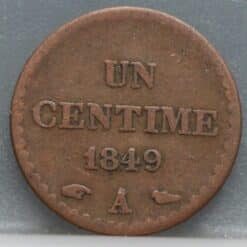 1 Centime 1849 (A) Frankrijk