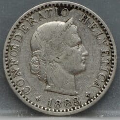 20 Rappen 1883 Zwitserland