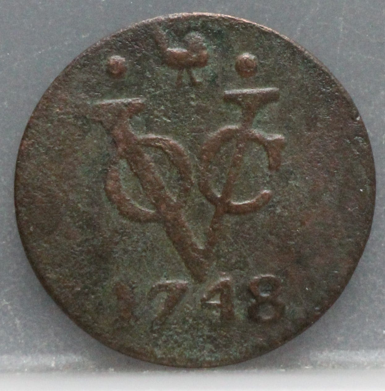 Duit West Friesland VOC 1748