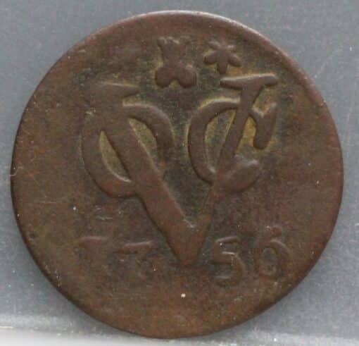 Duit Zeeland VOC 1756