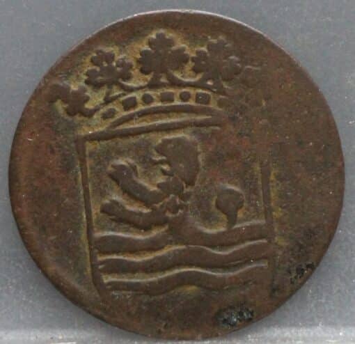 Duit Zeeland VOC 1756 - Afbeelding 2