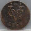 Duit West Friesland VOC 1765 - schaars!