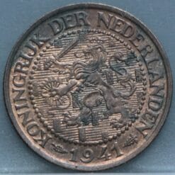 Halve stuiver 1941 - 2 1/2 cent 1941