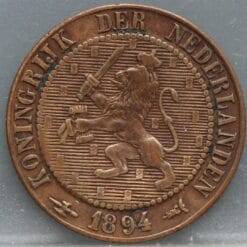 Halve stuiver 1894 - 2 1/2 cent 1894 - schaars!