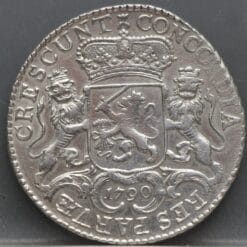 Alternative view of 1/2 zilveren rijder 1790 - 1/2 dukaton 1790 Zeeland - netjes!