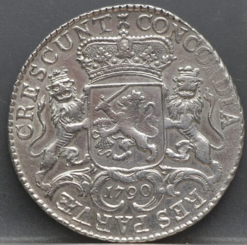 1/2 zilveren rijder 1790 - 1/2 dukaton 1790 Zeeland - netjes! - Afbeelding 2