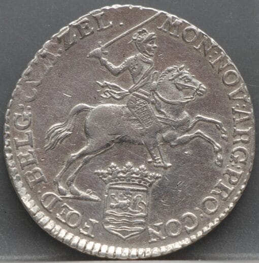 1/2 zilveren rijder 1790 - 1/2 dukaton 1790 Zeeland - netjes!