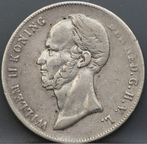 2 1/2 gulden 1848 - rijksdaalder 1848 - Willem 2
