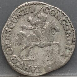 6 Stuiver 1676 - rijderschelling 1676 Utrecht - schaars!