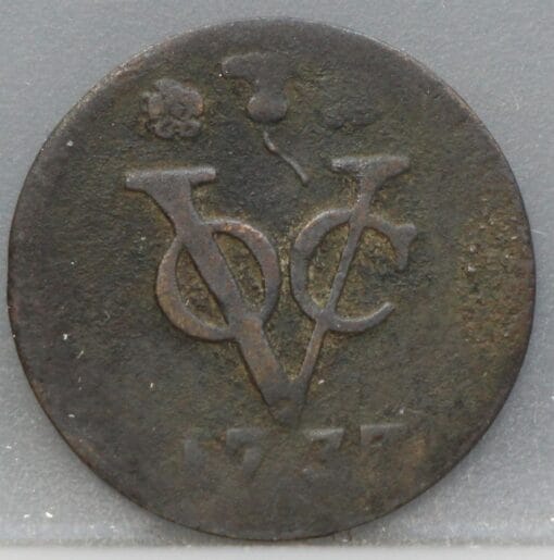 Duit West Friesland VOC 1737 - Zeldzaam (RR)