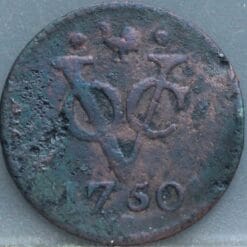Duit West Friesland VOC 1750