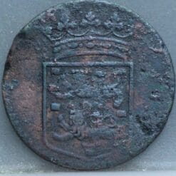 Alternative view of Duit West Friesland VOC 1750