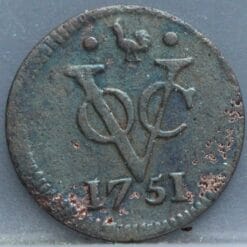 Duit West Friesland VOC 1751