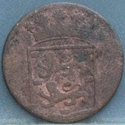 Alternative view of Duit West Friesland VOC 1770 - erg schaars! (RR)