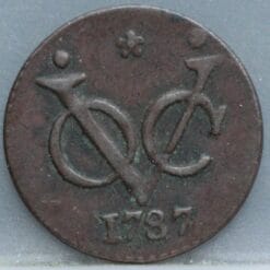 Duit West Friesland VOC 1787 - netjes!