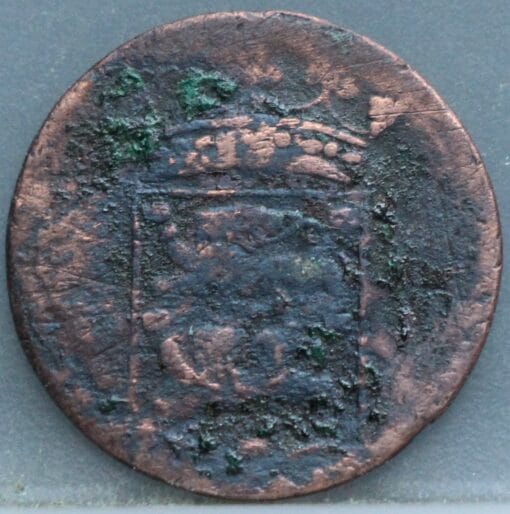 Duit West Friesland VOC 1737 - Zeldzaam (RR) - Afbeelding 2
