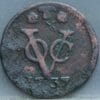 Duit West Friesland VOC 1737 - Zeldzaam (RR)