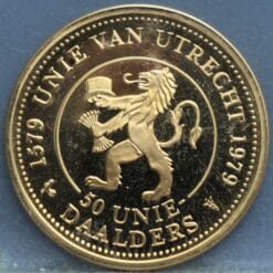 50 Uniedaalder 1979 GOUD - 400 jaar Unie van Utrecht - in cassette