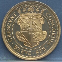 Alternative view of 50 Uniedaalder 1979 GOUD - 400 jaar Unie van Utrecht - in cassette
