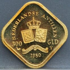 300 gulden 1980 Nederlandse Antillen - goud - in cassette
