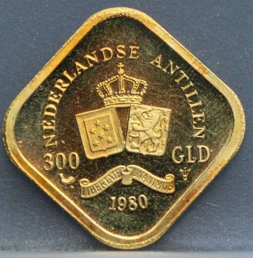 300 gulden 1980 Nederlandse Antillen - goud - in cassette