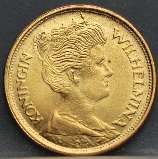 5 gulden 1912 - naslag in 14 karaat