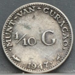 1/10 gulden 1947 Curacao