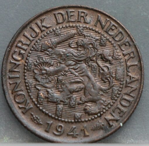 1 Cent 1941 Wilhelmina - mooi!