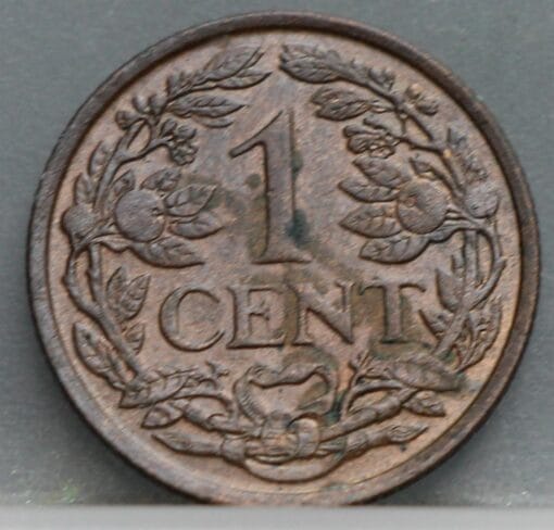 1 Cent 1941 Wilhelmina - mooi! - Afbeelding 2