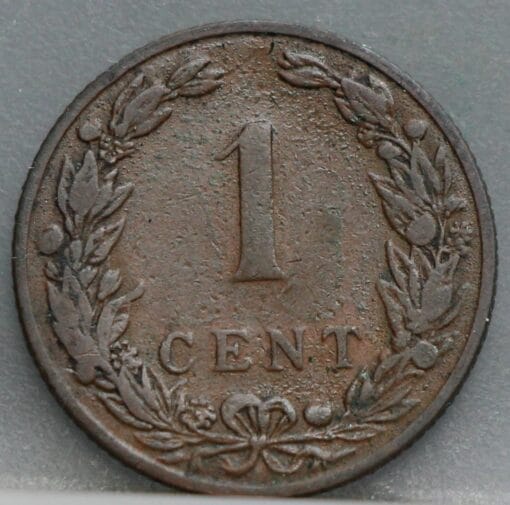 1 Cent 1906 Wilhelmina - Afbeelding 2