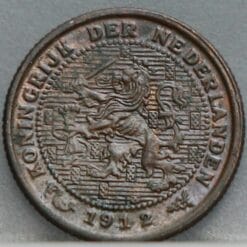 Halve cent 1912 - 1/2 cent 1912 Wilhelmina - netjes!