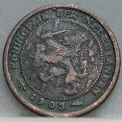 Halve cent 1903 - 1/2 cent 1903 Wilhelmina
