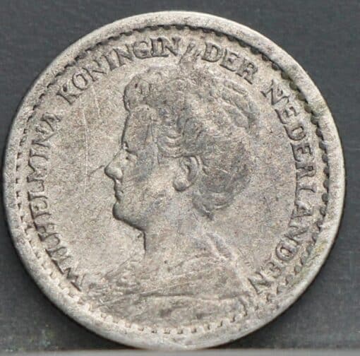 10 Cent 1918 – dubbeltje 1918 Wilhelmina
