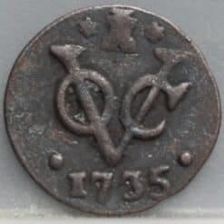 Duit Zeeland VOC 1735