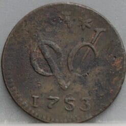 Duit Zeeland VOC 1753