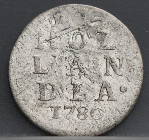 2 stuiver 1780 Holland - dubbele wapenstuiver 1780 Holland