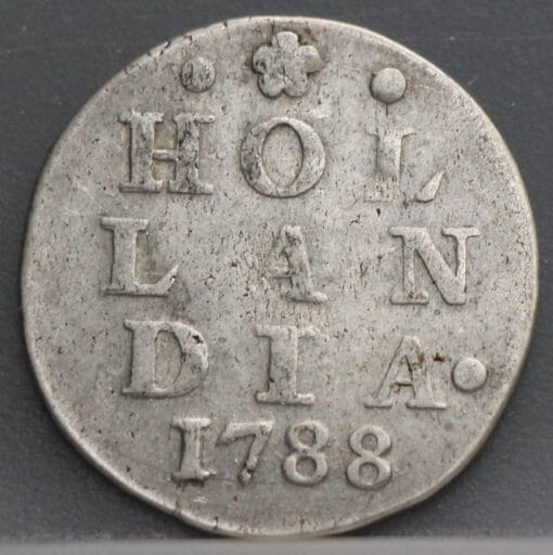 2 stuiver 1788 Holland - dubbele wapenstuiver 1788 Holland
