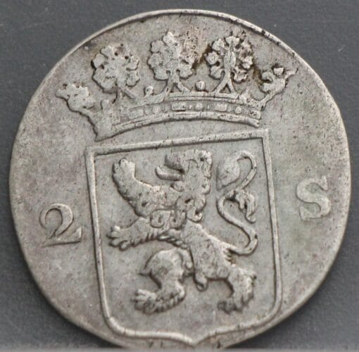 2 stuiver 1788 Holland - dubbele wapenstuiver 1788 Holland - Afbeelding 2
