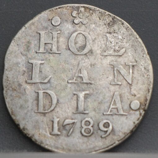 2 stuiver 1789 Holland - dubbele wapenstuiver 1789 Holland
