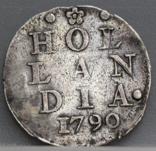 2 stuiver 1790 Holland - dubbele wapenstuiver 1790 Holland