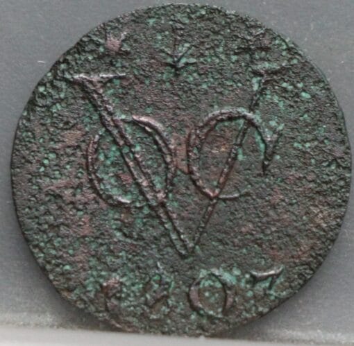 Duit Gelderland VOC 1803 - zeldzaam!