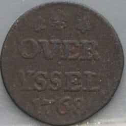Duit Overijssel 1768