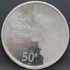 Alternative view of 50 Gulden 1991 Beatrix en Claus - mooi!